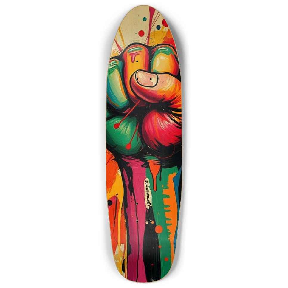 sum1sk8boards rise punk nose pool board
