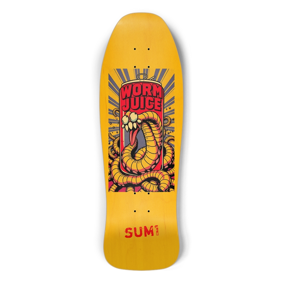 sum1sk8boards worm juice shredder shape board