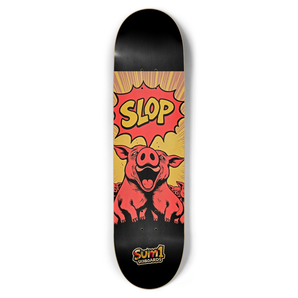 sum1sk8boards slop 8.5 popsicle skateboard