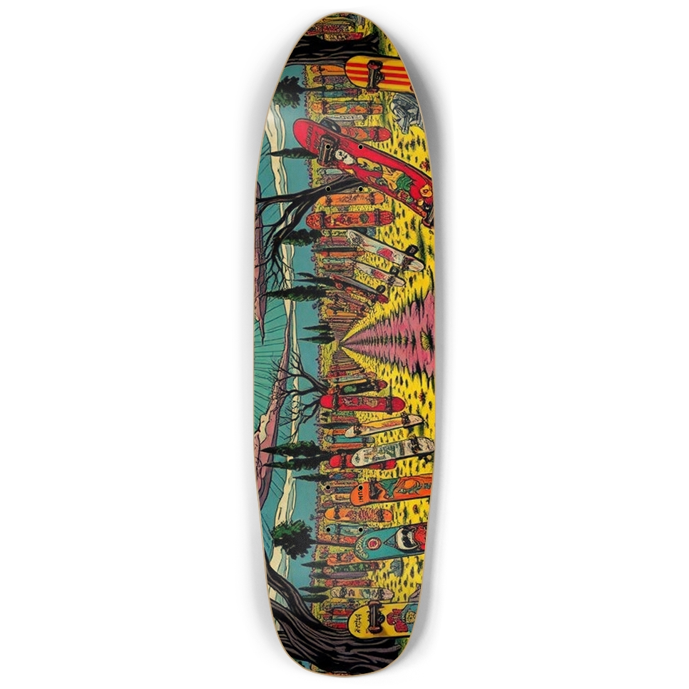 sum1sk8boards skateboard graveyard punk nose pool board