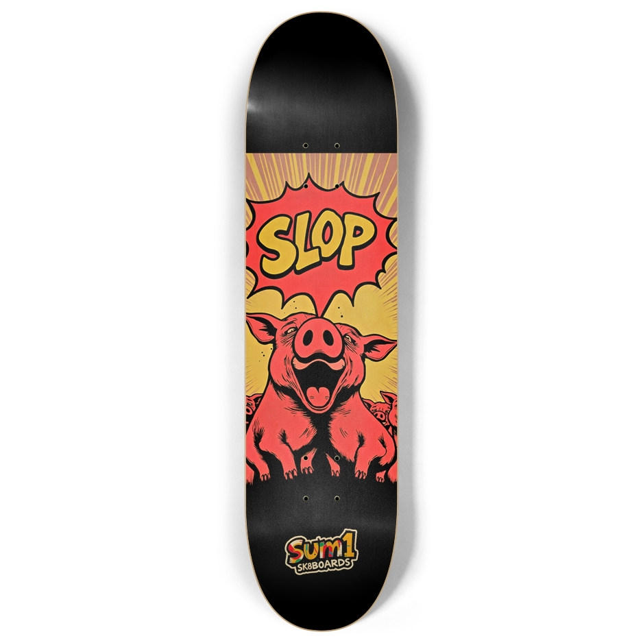sum1sk8boards slop 8" popsicle skateboard