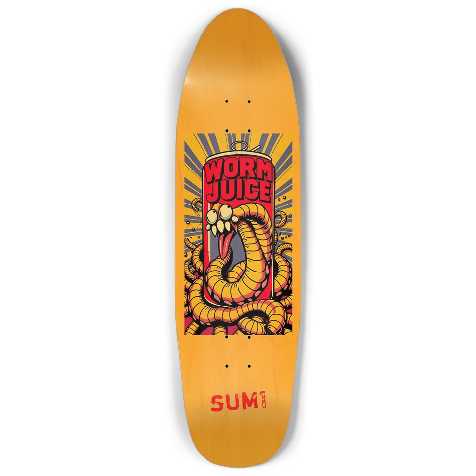 sum1sk8boards worm juice punk nose pool board