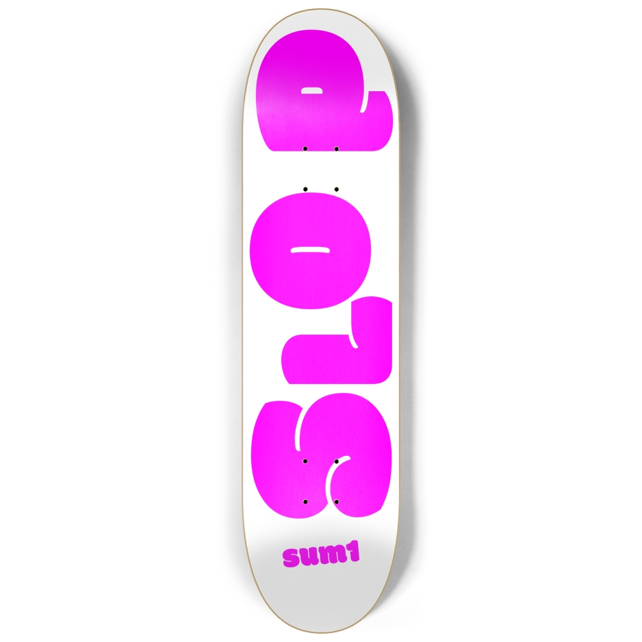 sum1sk8boards slop 8.25 popsicle skateboard