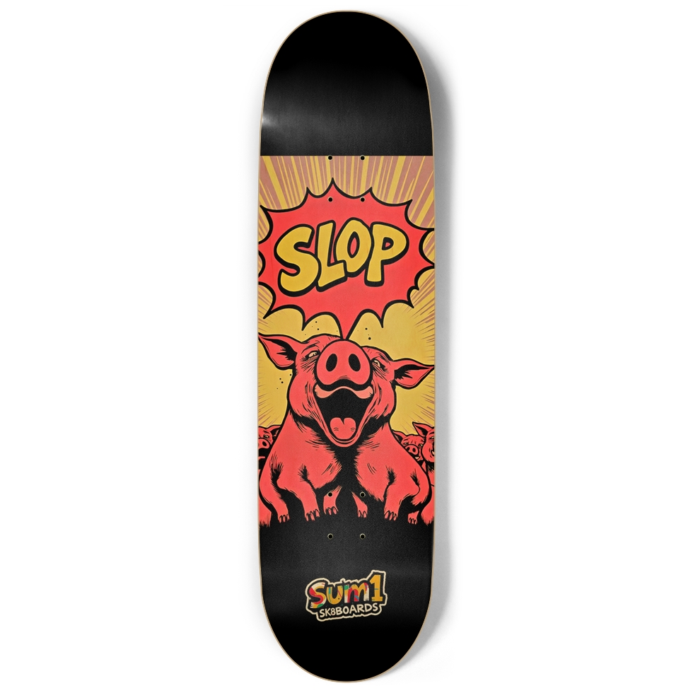 sum1sk8boards slop 9" popsicle skateboard