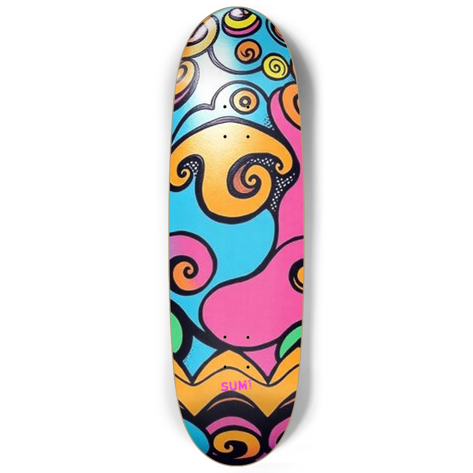 sum1sk8boards easter egg shape skateboard