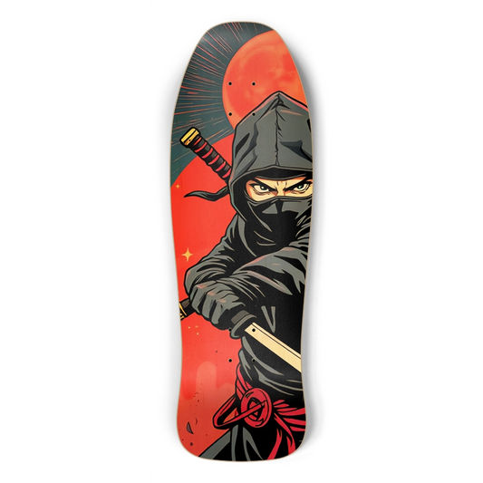sum1sk8boards ninja old school shape skateboard
