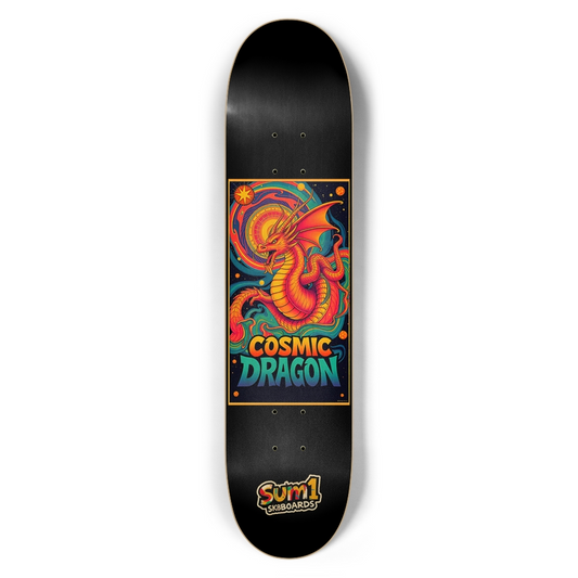 sum1sk8boards cosmic dragon 7.5 popsicle skateboard