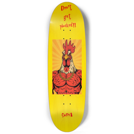 sum1sk8boards don't get plucked egg shape board