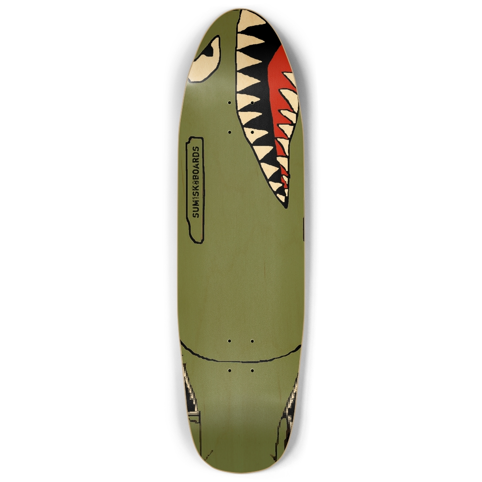 sum1sk8boards bomb punk nose pool board