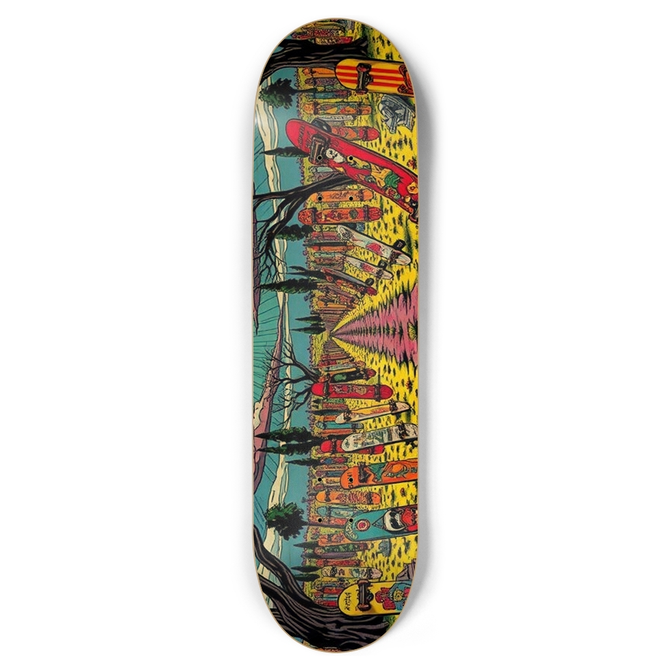 sum1sk8boards skateboard graveyard 8.75 popsicle skateboard