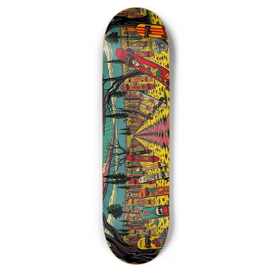 sum1sk8boards skateboard graveyard 8.75 popsicle skateboard
