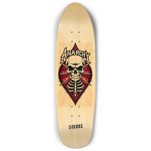 sum1sk8boards anarchy natural punk nose pool board