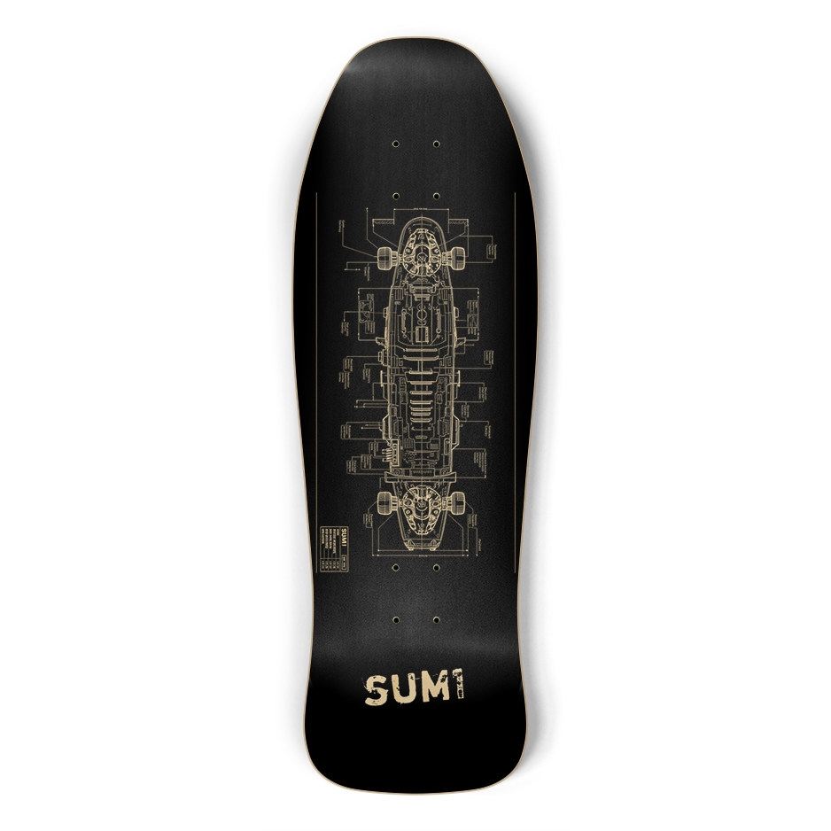 sum1sk8boards sk8ship old school shredder shape