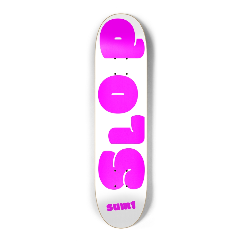 sum1sk8boards slop 7.25 popsicle skateboard