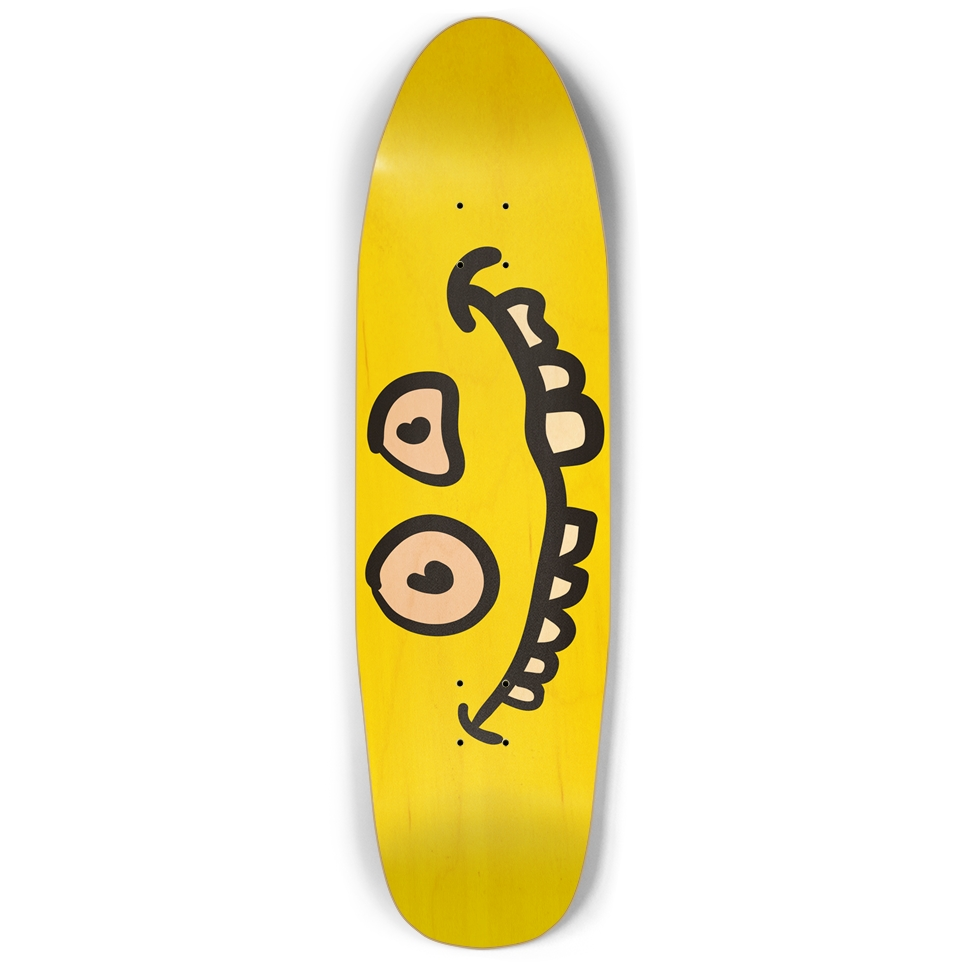 sum1sk8boards old school shape pool lemon head skateboard