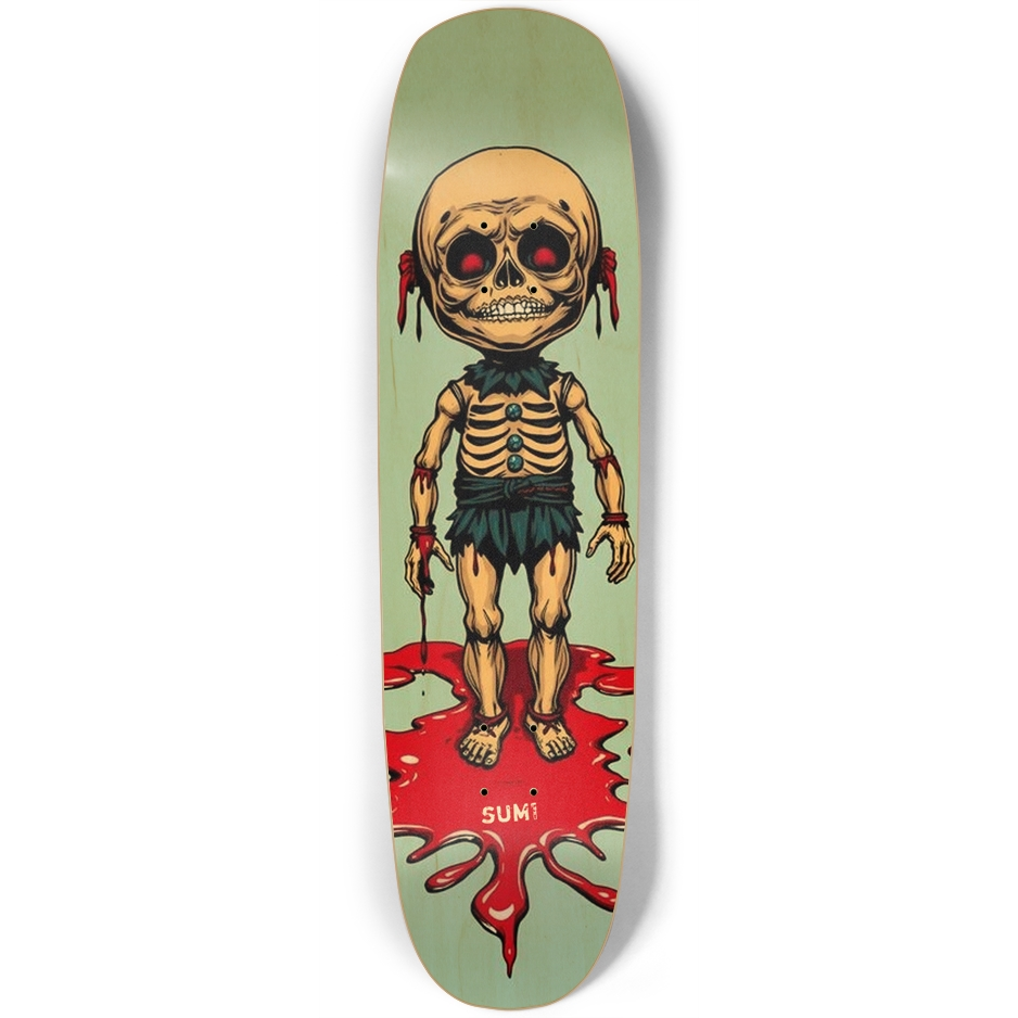 sum1sk8boards pin doll square nose skateboard
