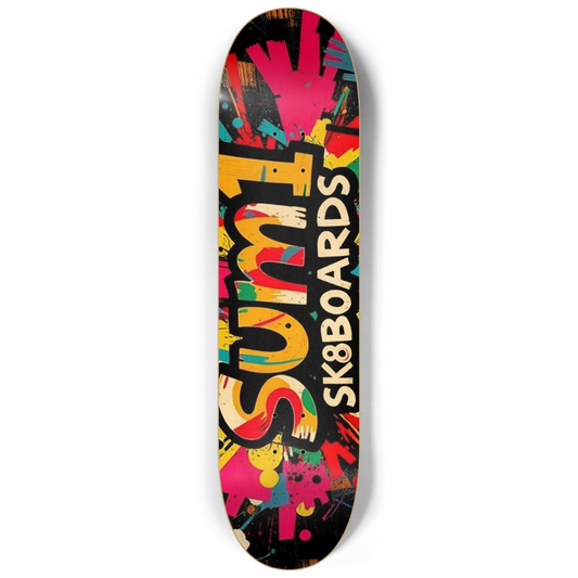 sum1sk8boards logo 8 1/4 board