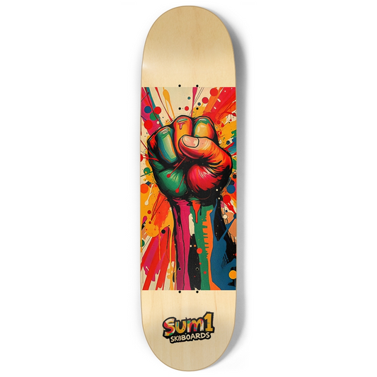sum1sk8boards rise 9" popsicle skateboard