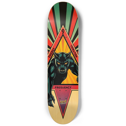 sum1sk8boards tri panther 8 1/4 skateboard