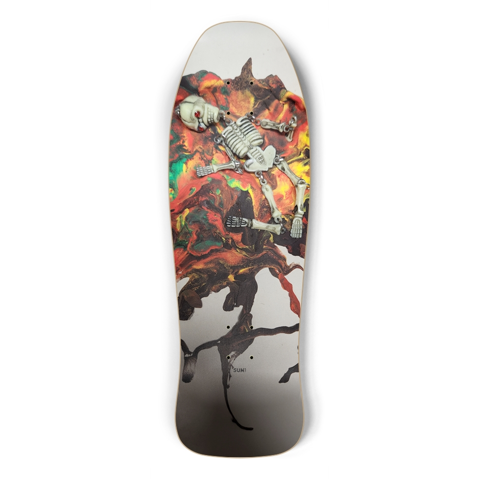 sum1sk8boards skeleton shredder shape board