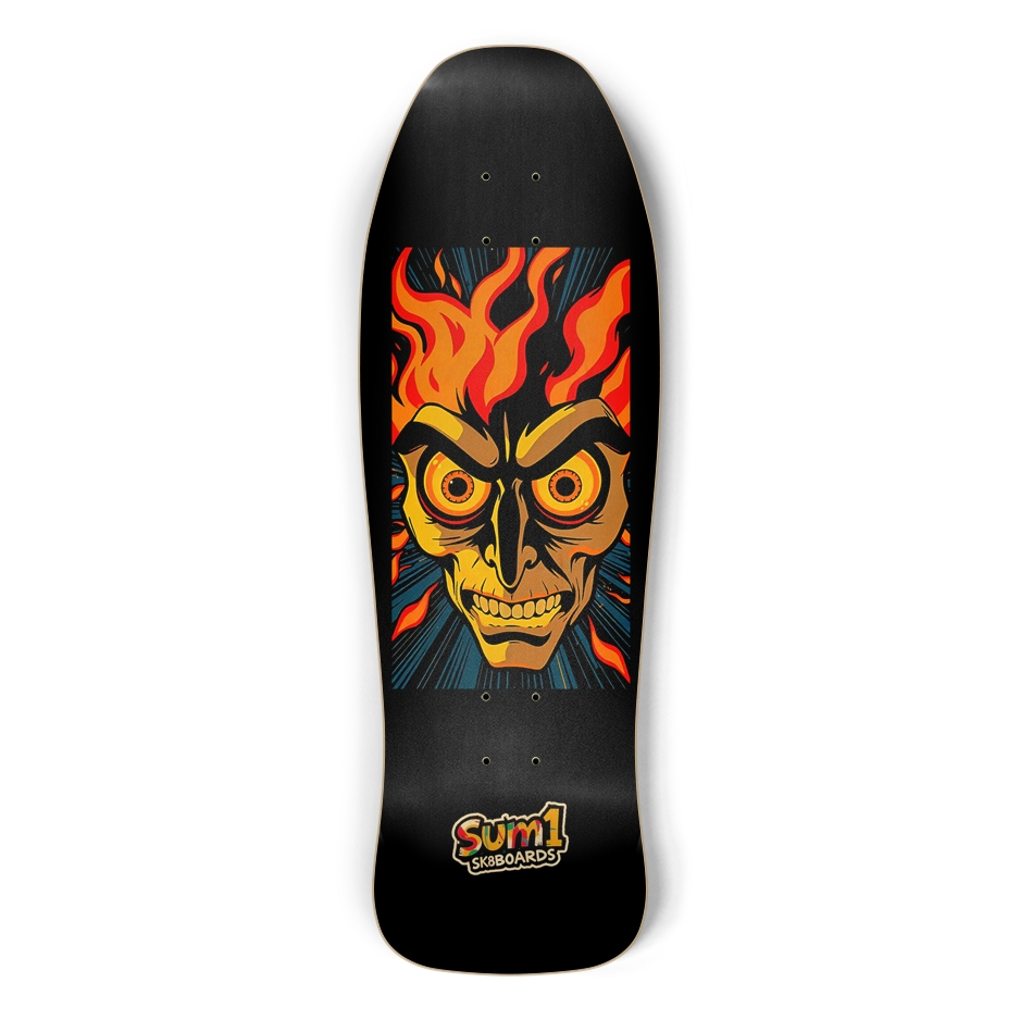 sum1sk8boards furious old school shape skateboard