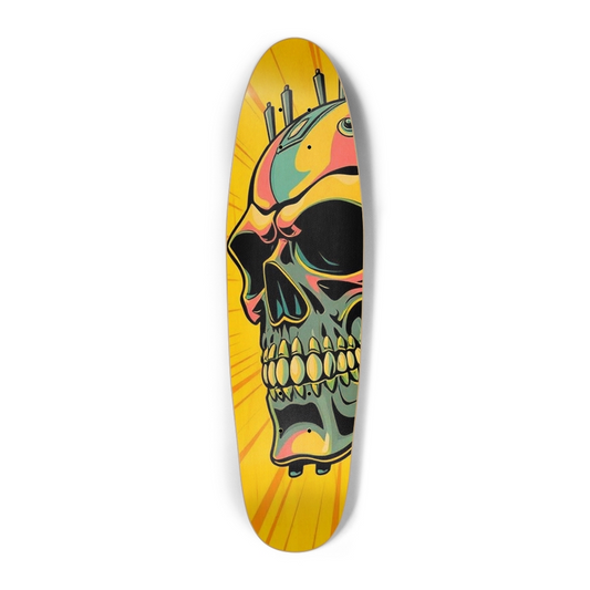 sum1sk8boards robo skull ( mini ) punk nose pool board