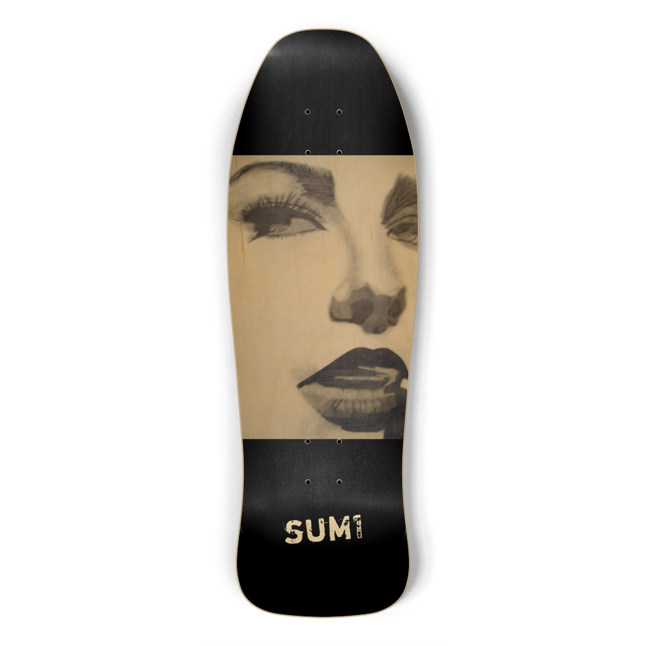 sum1sk8boards face shredder shape board