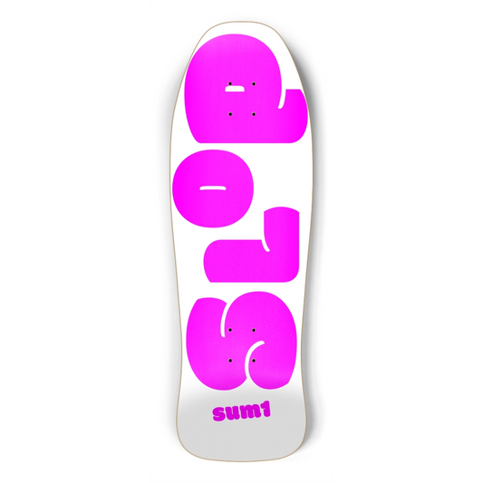 sum1sk8boards slop old school shape skateboard