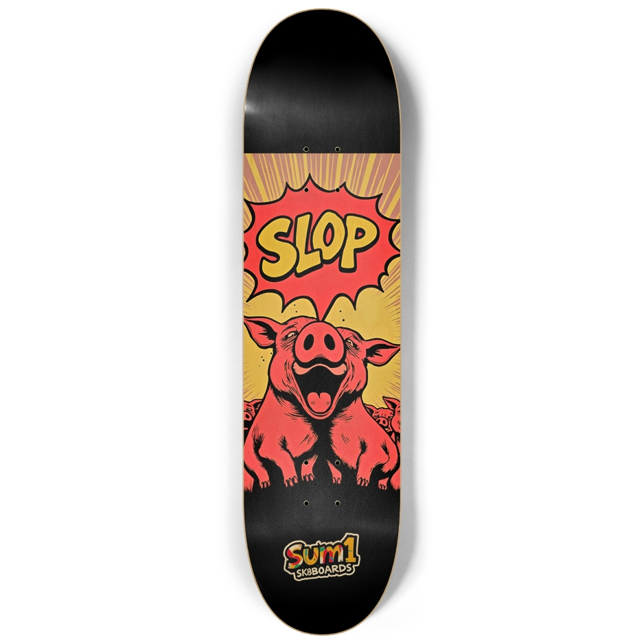 sum1sk8boards slop 8.25 popsicle skateboard