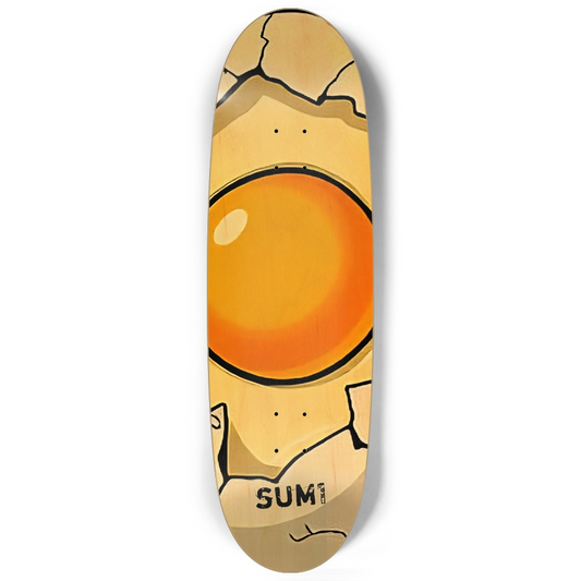 sum1sk8boards egg yolk egg shape board