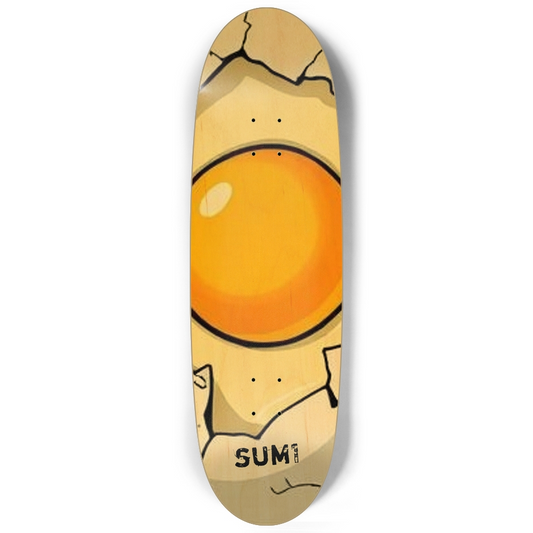sum1sk8boards egg yolk egg shape board